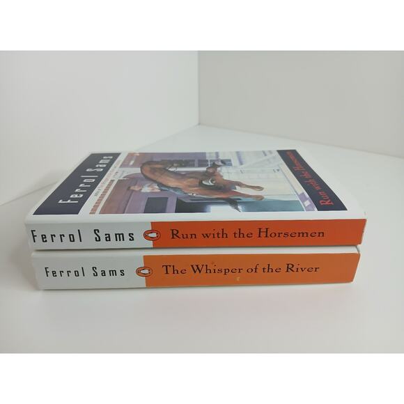 Ferrol Sams Lot of 2 Paperback Books The Whisper Of The River, Run with Horsemen - Picture 3 of 5